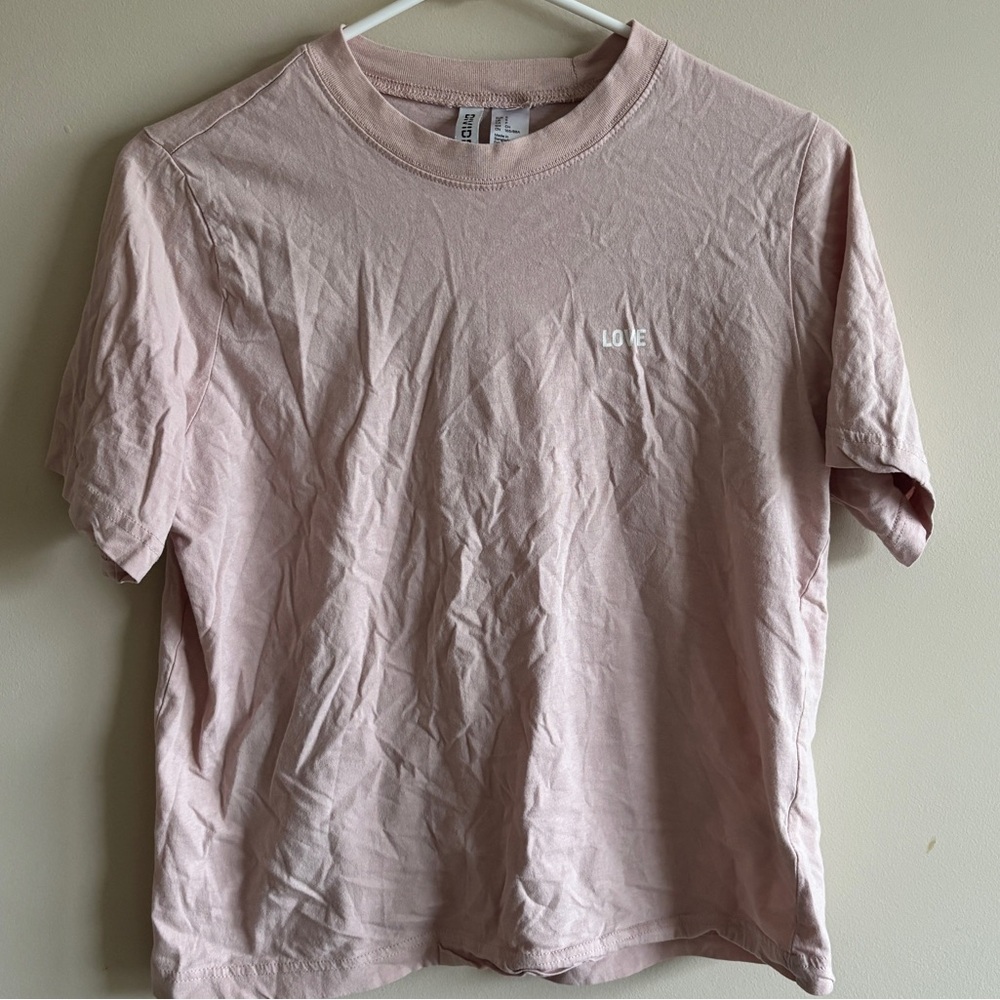 h&m love shirt